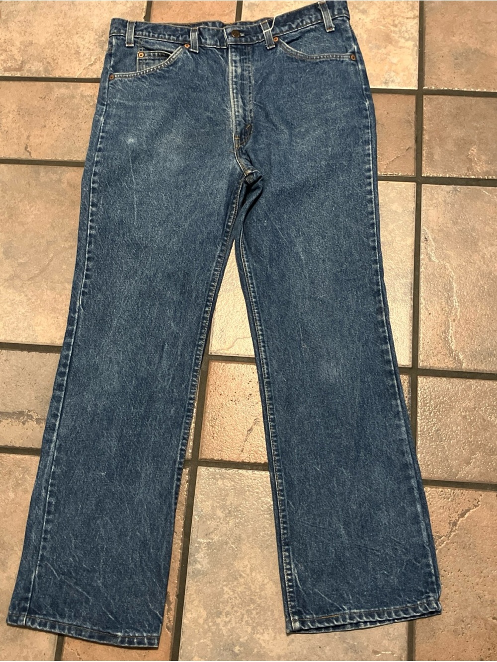 Vintage Orange Tap Levi’s 517  36x30